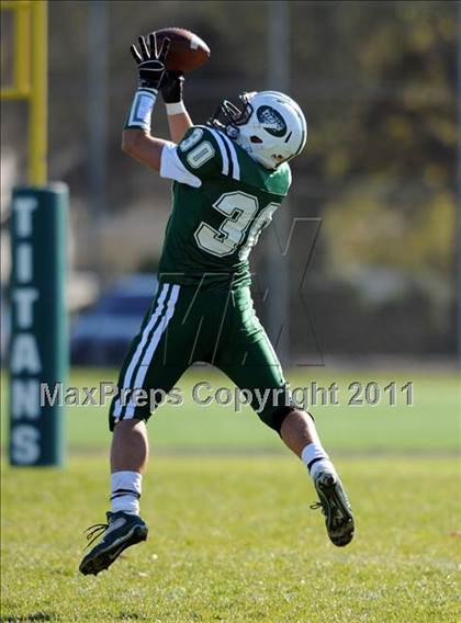 Thumbnail 2 in Mt. St. Michael @ Holy Trinity (CHSFL Class AAA Quarterfinal) photogallery.