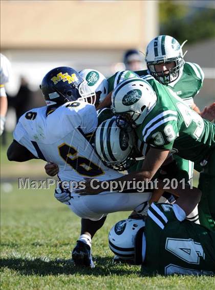 Thumbnail 2 in Mt. St. Michael @ Holy Trinity (CHSFL Class AAA Quarterfinal) photogallery.