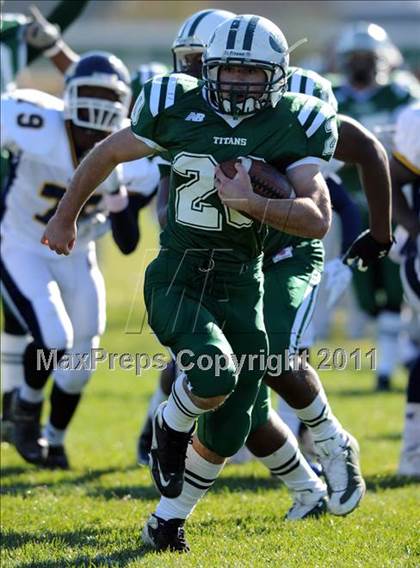 Thumbnail 1 in Mt. St. Michael @ Holy Trinity (CHSFL Class AAA Quarterfinal) photogallery.