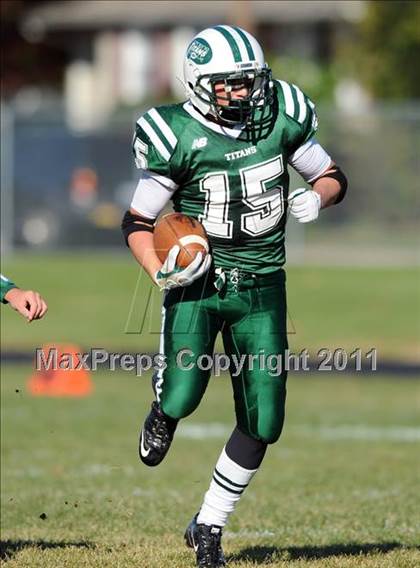 Thumbnail 2 in Mt. St. Michael @ Holy Trinity (CHSFL Class AAA Quarterfinal) photogallery.