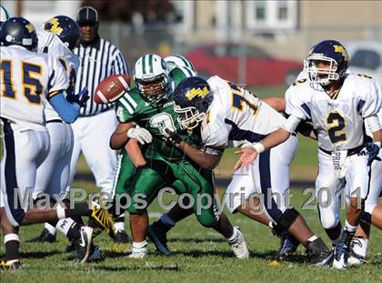 Thumbnail 1 in Mt. St. Michael @ Holy Trinity (CHSFL Class AAA Quarterfinal) photogallery.