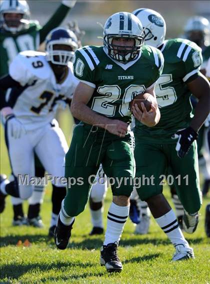 Thumbnail 3 in Mt. St. Michael @ Holy Trinity (CHSFL Class AAA Quarterfinal) photogallery.
