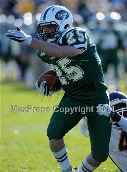 Thumbnail 2 in Mt. St. Michael @ Holy Trinity (CHSFL Class AAA Quarterfinal) photogallery.