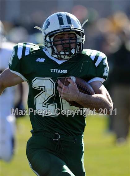 Thumbnail 2 in Mt. St. Michael @ Holy Trinity (CHSFL Class AAA Quarterfinal) photogallery.