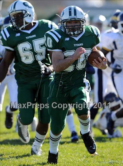 Thumbnail 2 in Mt. St. Michael @ Holy Trinity (CHSFL Class AAA Quarterfinal) photogallery.