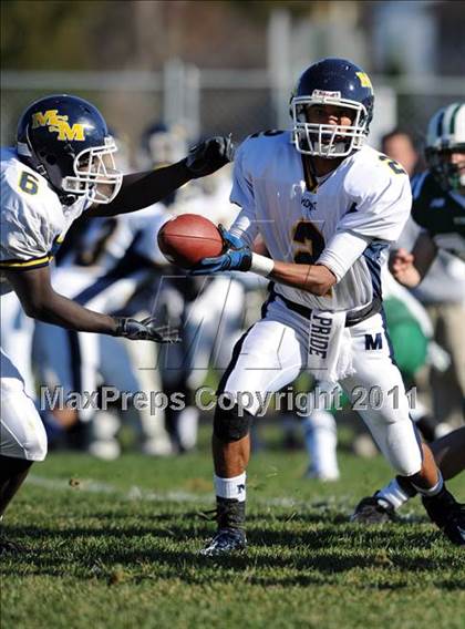 Thumbnail 2 in Mt. St. Michael @ Holy Trinity (CHSFL Class AAA Quarterfinal) photogallery.