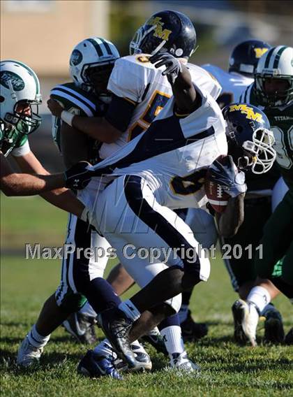 Thumbnail 1 in Mt. St. Michael @ Holy Trinity (CHSFL Class AAA Quarterfinal) photogallery.