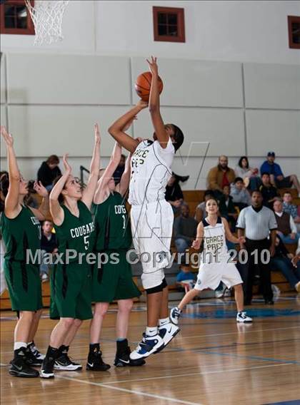 Thumbnail 1 in Grace Prep vs Canterbury Episcopal (Trinity Valley School Shootout) photogallery.