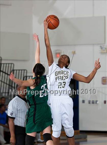 Thumbnail 3 in Grace Prep vs Canterbury Episcopal (Trinity Valley School Shootout) photogallery.