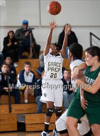 Thumbnail 2 in Grace Prep vs Canterbury Episcopal (Trinity Valley School Shootout) photogallery.