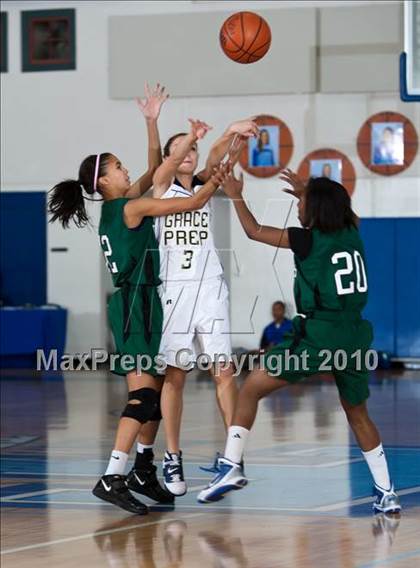 Thumbnail 1 in Grace Prep vs Canterbury Episcopal (Trinity Valley School Shootout) photogallery.