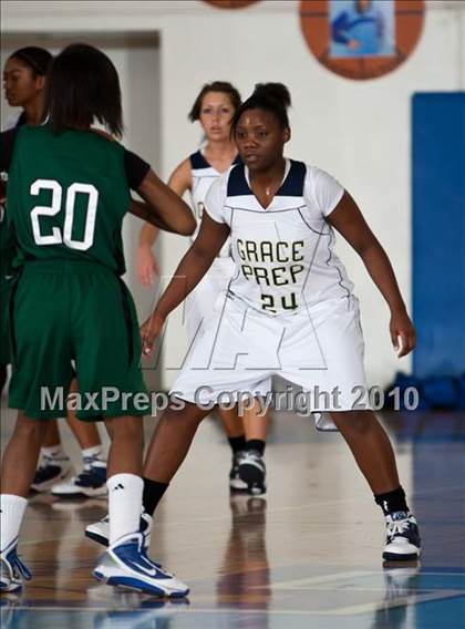 Thumbnail 1 in Grace Prep vs Canterbury Episcopal (Trinity Valley School Shootout) photogallery.
