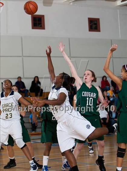 Thumbnail 3 in Grace Prep vs Canterbury Episcopal (Trinity Valley School Shootout) photogallery.