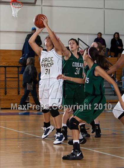 Thumbnail 3 in Grace Prep vs Canterbury Episcopal (Trinity Valley School Shootout) photogallery.