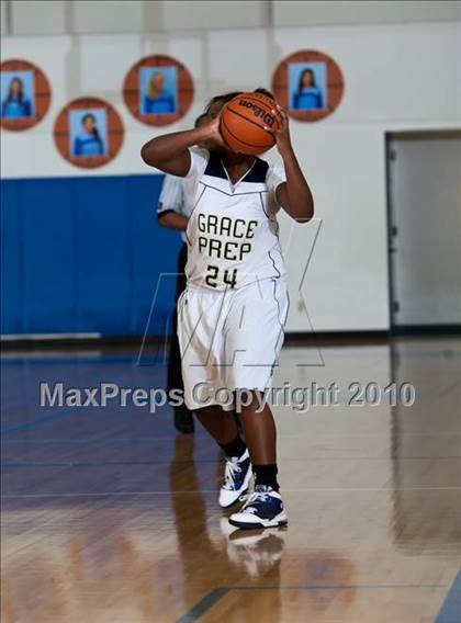 Thumbnail 1 in Grace Prep vs Canterbury Episcopal (Trinity Valley School Shootout) photogallery.