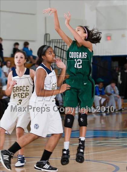 Thumbnail 2 in Grace Prep vs Canterbury Episcopal (Trinity Valley School Shootout) photogallery.