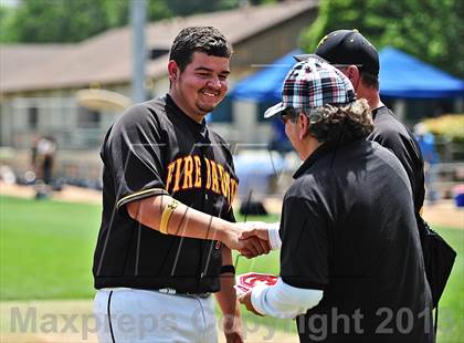 Thumbnail 3 in Temecula Prep vs. Firebaugh (CIF SS D7 Final) photogallery.