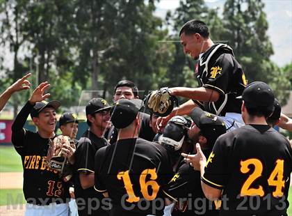 Thumbnail 3 in Temecula Prep vs. Firebaugh (CIF SS D7 Final) photogallery.