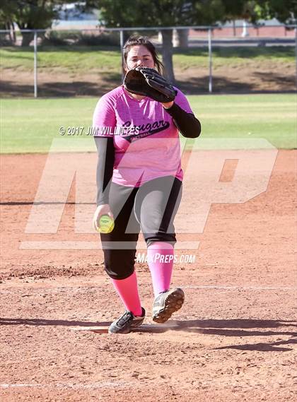 Thumbnail 2 in Show Low vs. Globe (Chandler Prep Softball Classic)  photogallery.