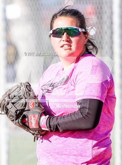 Thumbnail 1 in Show Low vs. Globe (Chandler Prep Softball Classic)  photogallery.