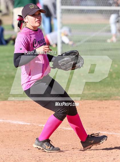 Thumbnail 1 in Show Low vs. Globe (Chandler Prep Softball Classic)  photogallery.