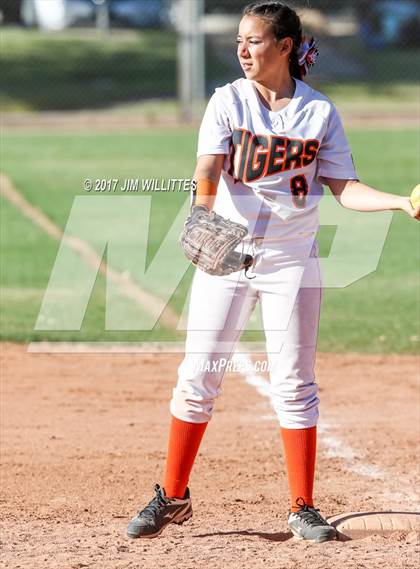 Thumbnail 1 in Show Low vs. Globe (Chandler Prep Softball Classic)  photogallery.