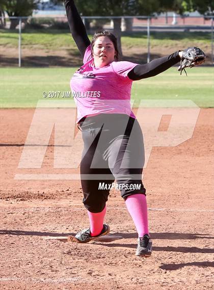 Thumbnail 3 in Show Low vs. Globe (Chandler Prep Softball Classic)  photogallery.