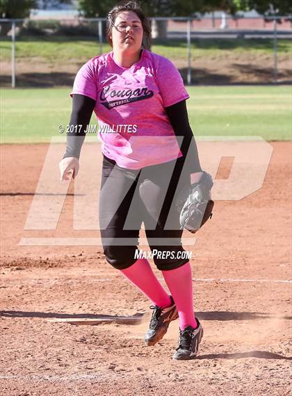 Thumbnail 2 in Show Low vs. Globe (Chandler Prep Softball Classic)  photogallery.