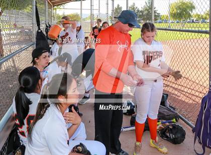 Thumbnail 1 in Show Low vs. Globe (Chandler Prep Softball Classic)  photogallery.