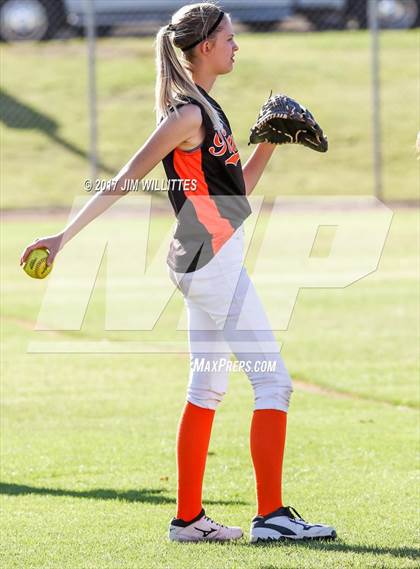 Thumbnail 1 in Show Low vs. Globe (Chandler Prep Softball Classic)  photogallery.