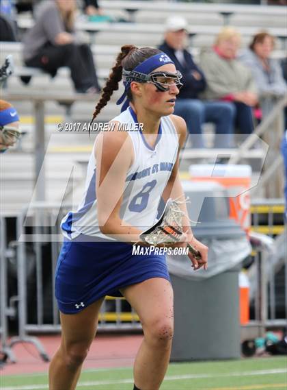 Thumbnail 2 in Mount St. Mary Academy vs. Mount Mercy Academy  (Monsignor Martin Final) photogallery.