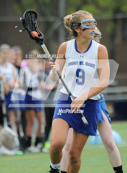 Thumbnail 1 in Mount St. Mary Academy vs. Mount Mercy Academy  (Monsignor Martin Final) photogallery.