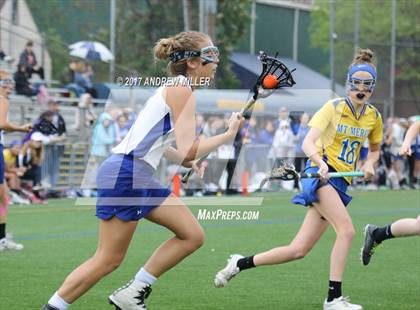 Thumbnail 2 in Mount St. Mary Academy vs. Mount Mercy Academy  (Monsignor Martin Final) photogallery.