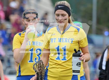 Thumbnail 3 in Mount St. Mary Academy vs. Mount Mercy Academy  (Monsignor Martin Final) photogallery.