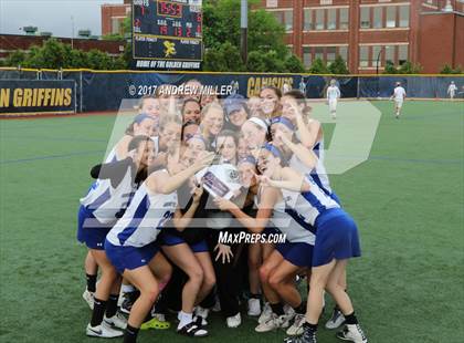 Thumbnail 2 in Mount St. Mary Academy vs. Mount Mercy Academy  (Monsignor Martin Final) photogallery.