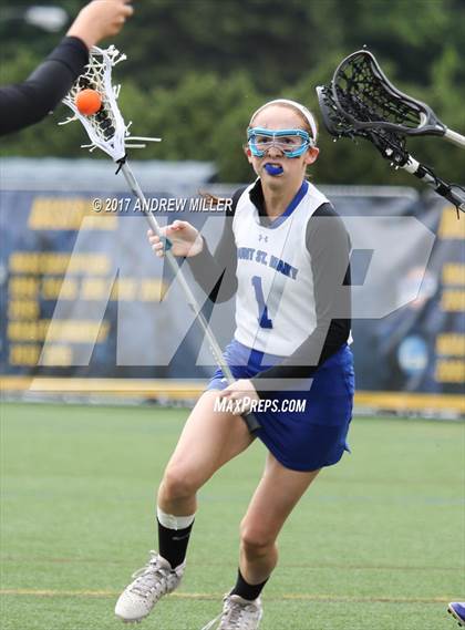 Thumbnail 1 in Mount St. Mary Academy vs. Mount Mercy Academy  (Monsignor Martin Final) photogallery.