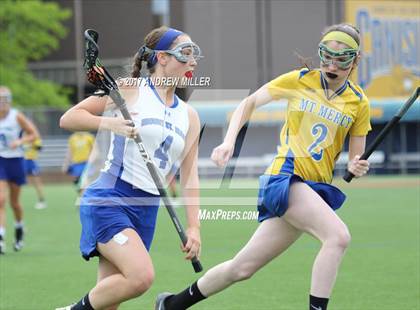 Thumbnail 1 in Mount St. Mary Academy vs. Mount Mercy Academy  (Monsignor Martin Final) photogallery.