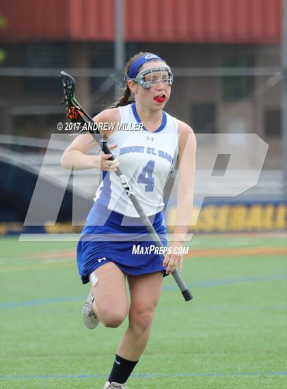 Thumbnail 1 in Mount St. Mary Academy vs. Mount Mercy Academy  (Monsignor Martin Final) photogallery.
