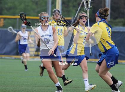 Thumbnail 2 in Mount St. Mary Academy vs. Mount Mercy Academy  (Monsignor Martin Final) photogallery.