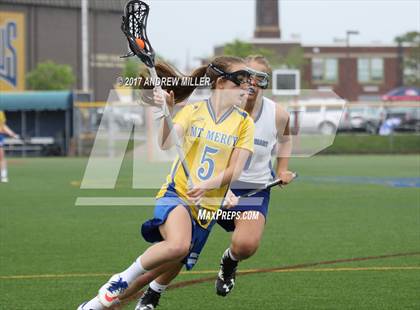 Thumbnail 2 in Mount St. Mary Academy vs. Mount Mercy Academy  (Monsignor Martin Final) photogallery.