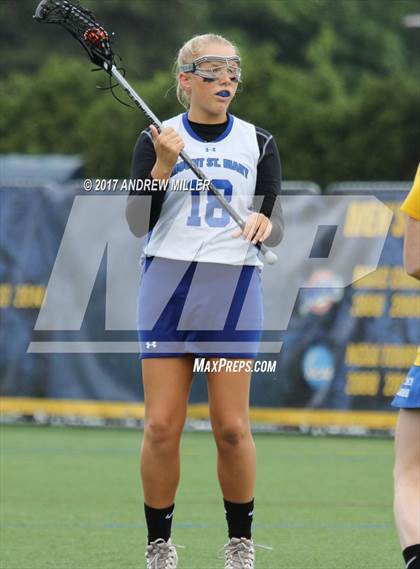 Thumbnail 3 in Mount St. Mary Academy vs. Mount Mercy Academy  (Monsignor Martin Final) photogallery.
