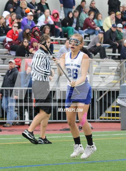 Thumbnail 1 in Mount St. Mary Academy vs. Mount Mercy Academy  (Monsignor Martin Final) photogallery.