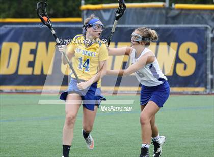 Thumbnail 3 in Mount St. Mary Academy vs. Mount Mercy Academy  (Monsignor Martin Final) photogallery.