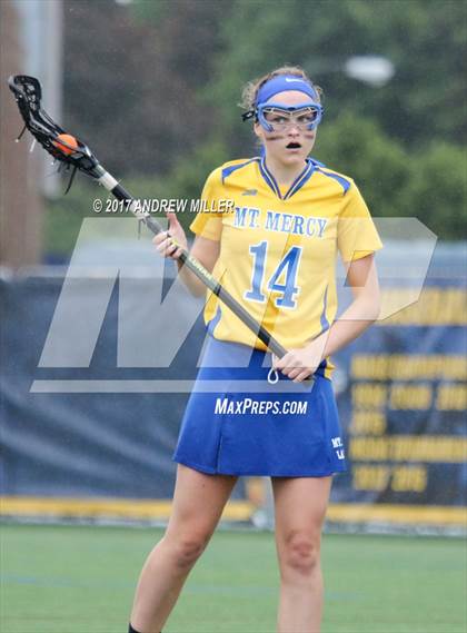 Thumbnail 3 in Mount St. Mary Academy vs. Mount Mercy Academy  (Monsignor Martin Final) photogallery.