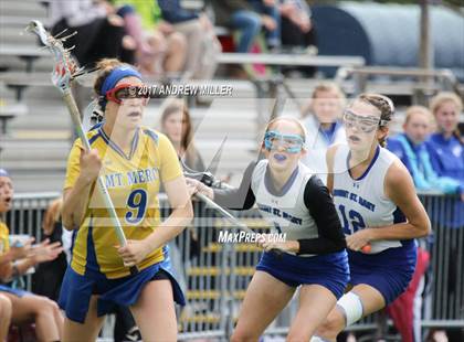 Thumbnail 2 in Mount St. Mary Academy vs. Mount Mercy Academy  (Monsignor Martin Final) photogallery.