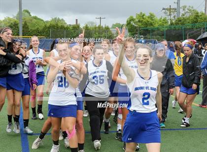 Thumbnail 3 in Mount St. Mary Academy vs. Mount Mercy Academy  (Monsignor Martin Final) photogallery.