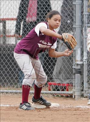 Thumbnail 3 in Lawndale vs. Notre Dame Academy photogallery.