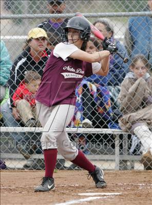 Thumbnail 3 in Lawndale vs. Notre Dame Academy photogallery.