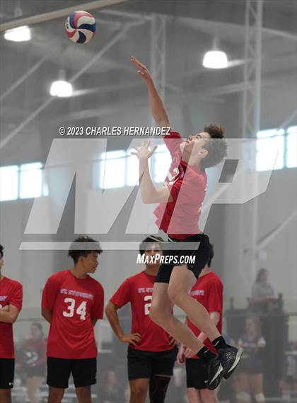 Thumbnail 3 in JV: St. Andrew's (B) vs St. Stephen's Episcopal (Aggieland Come and Take It Showdown) photogallery.