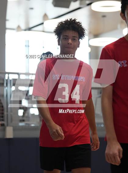 Thumbnail 2 in JV: St. Andrew's (B) vs St. Stephen's Episcopal (Aggieland Come and Take It Showdown) photogallery.